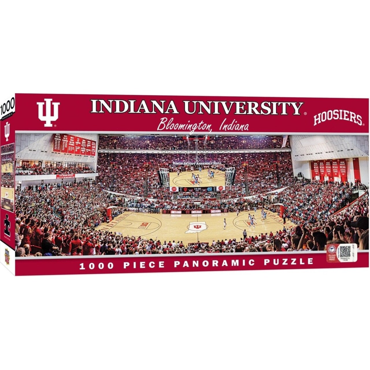 Indiana Hoosiers 1000 Piece Panoramic Jigsaw Puzzle Ncaa Assembly Hall